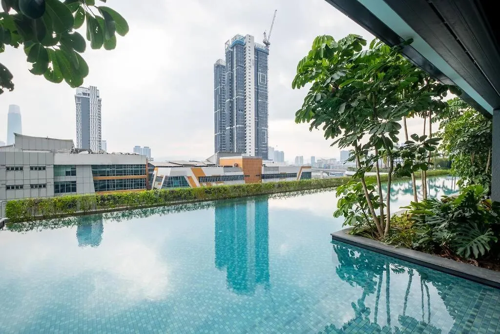 Trion @ Kl City Tropical Night Beauty Mrt Free Bus Kuala Lumpur Apartment