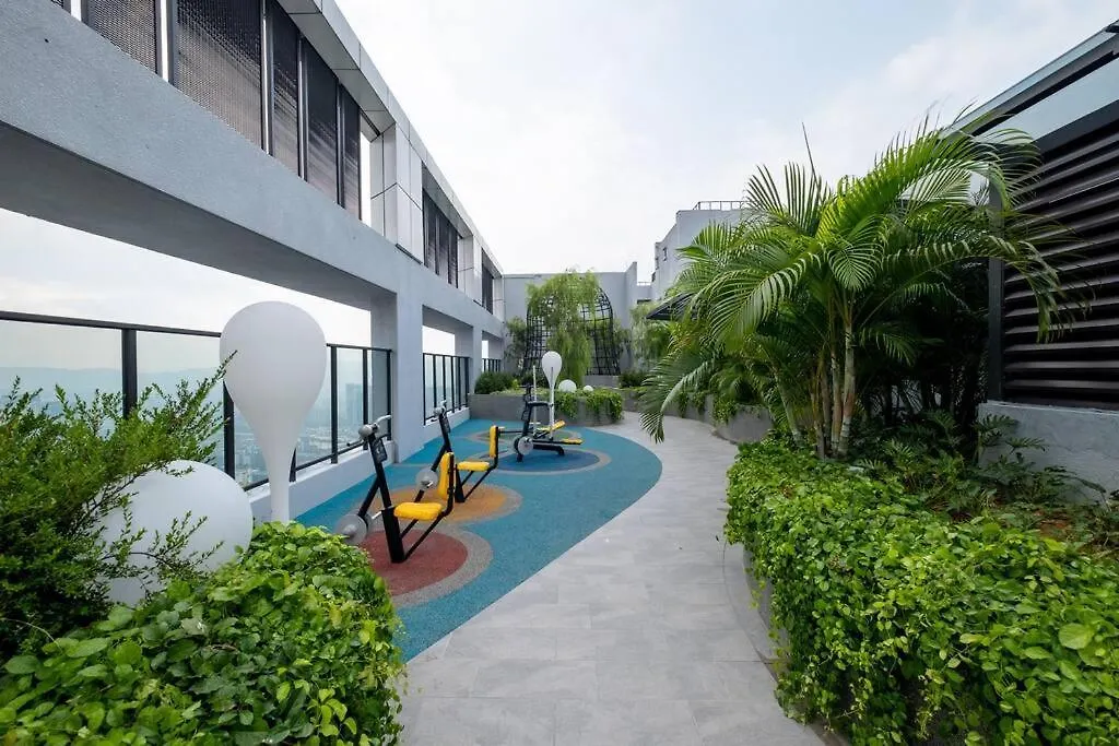 Apartment Trion @ Kl City Tropical Night Beauty Mrt Free Bus Kuala Lumpur